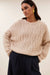 By-Bar Lora Pullover Chalk Damen Alpaka Wolle beige