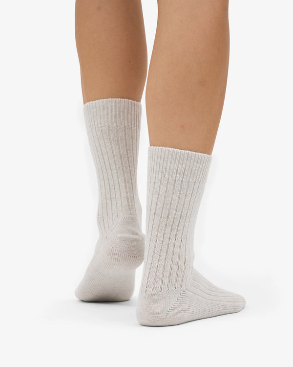 Colorful Standard Merino Wool Blend Socke - Snow Melange