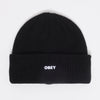 Obey Future Beanie Embroidered Logo Mütze unisex schwarz