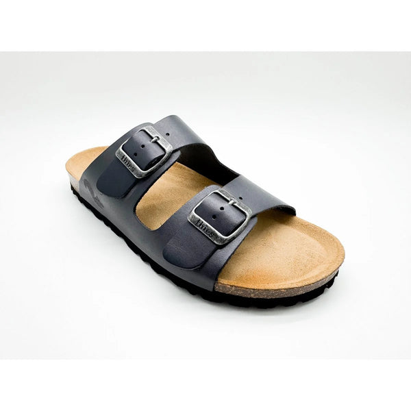 Thies Eco Leder Sandalen Charcoal