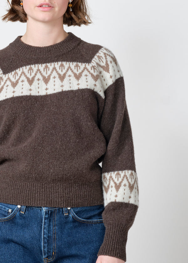 Klitmøller Miller Knit Taupe Damen Strickpullover Merino braun beige