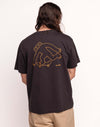 OLOW Cruising T-Shirt in Dunkelgrau – Damen Rückansicht