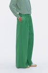 Our Sister Pansmokey P Wide Pants Damen Hose grün