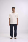 Arniko Mustang T-Shirt Off-White Unisex Bio-Baumwolle weiß