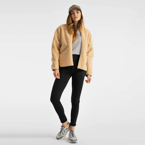 Selfhood Teddy Jacke Damen creme
