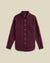 Portuguese Flannel Teca Shirt Bordeaux Herren Hemd rot