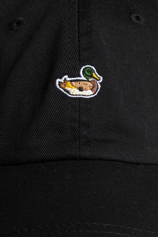 Edmmond Studios Duck Plain Black Patch Cap schwarz
