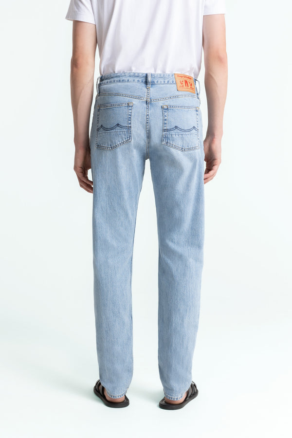 Kings Of Indigo Addo Super Light Used Jeans Herren blau