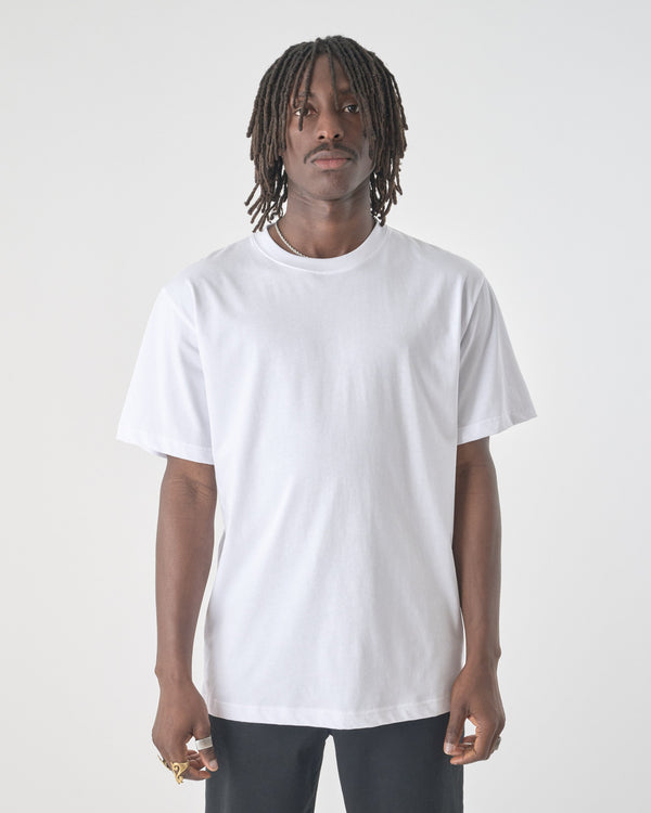 Cleptomanicx White Ligule Classic T-Shirt Herren weiss