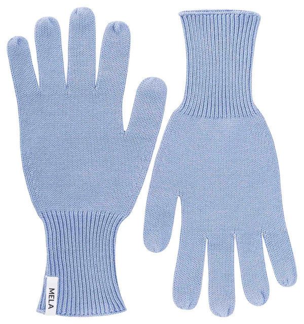 MELA Unisex Strick Handschuhe RISHI Forgetmenot Hellblau