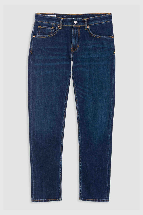 Kings Of Indigo Charles Clean Medium Used Blue Jeans Herren 5 Pocket blau