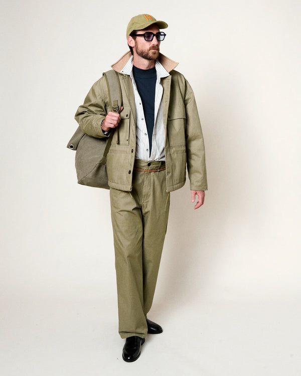 Homecore Altai Cargo Jacke Agave Herren Baumwolle grün
