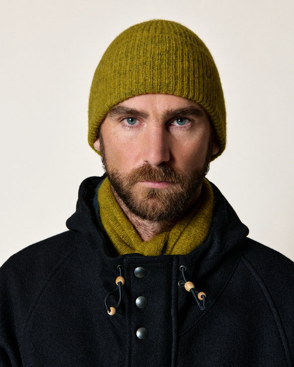 Homecore Baby Hat Green Haze Mütze Unisex grüngelb