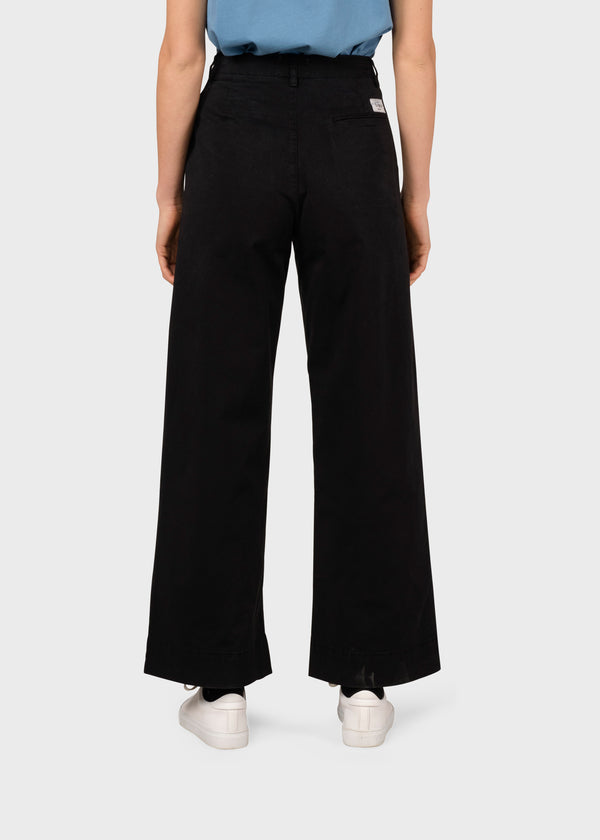 Klitmøller Lydia Pants Black Damen High Waist Hose schwarz