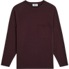 Bask in the Sun Bixintxo Tee Wine Herren Pullover Bio Baumwolle rot