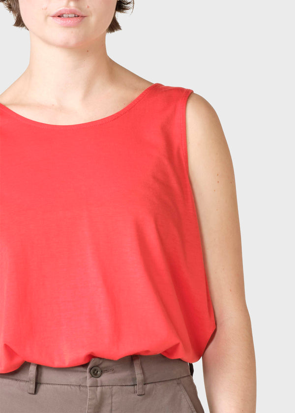 Klitmøller Aliya Top Damen Lyocell Shirt rot
