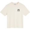 Bask in the Sun Look Tee Ivory Herren T-Shirt Relaxed Fit creme