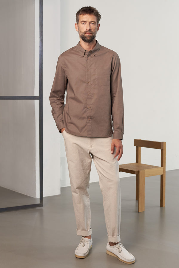 About Companions Ken Shirt Clay Hemd Herren braun
