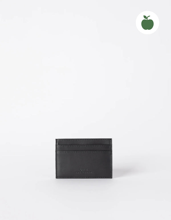 O My Bag Mark Cardholder Apple Leather Micro Portemonnaie Kartenhalter schwarz