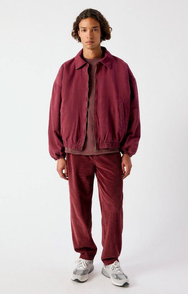 American Vintage Padow Jogginghose Vintage Acerola Herren weinrot
