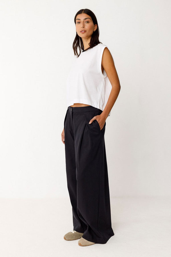SKFK Moira Trouser Hose Damen schwarz