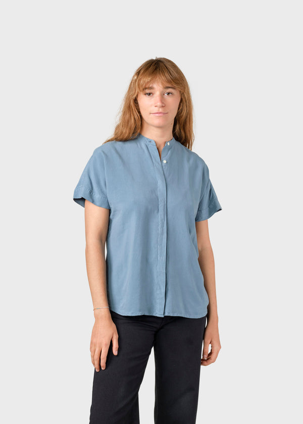 Klitmøller Li Shirt Damen Bluse hellblau
