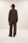 By-Bar Sammie Pullover Biscuit Damen Merino Strick braun