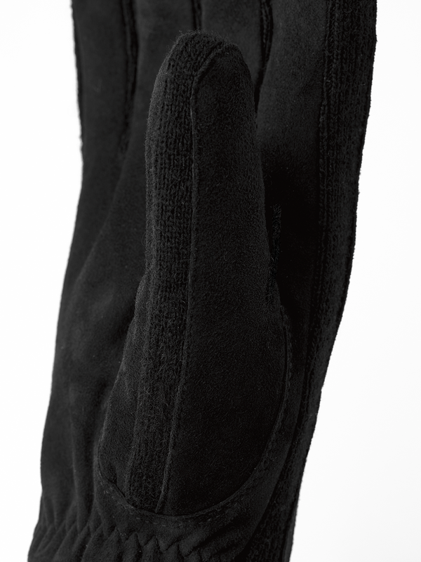 Hestra Geoffrey Handschuh Herren Leder schwarz