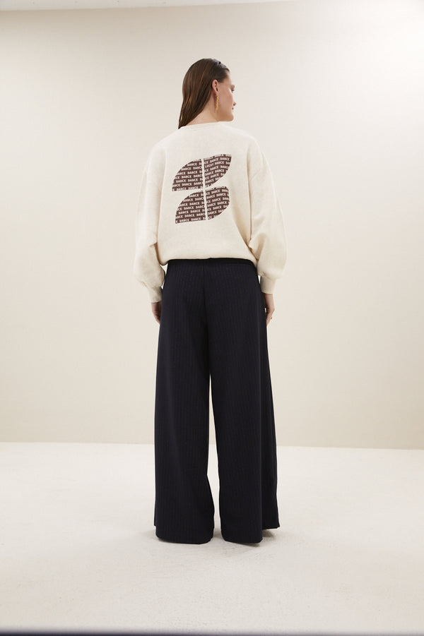 By-Bar Lili Lucky Dance Sweater Oyster Melee Damen Pullover beige