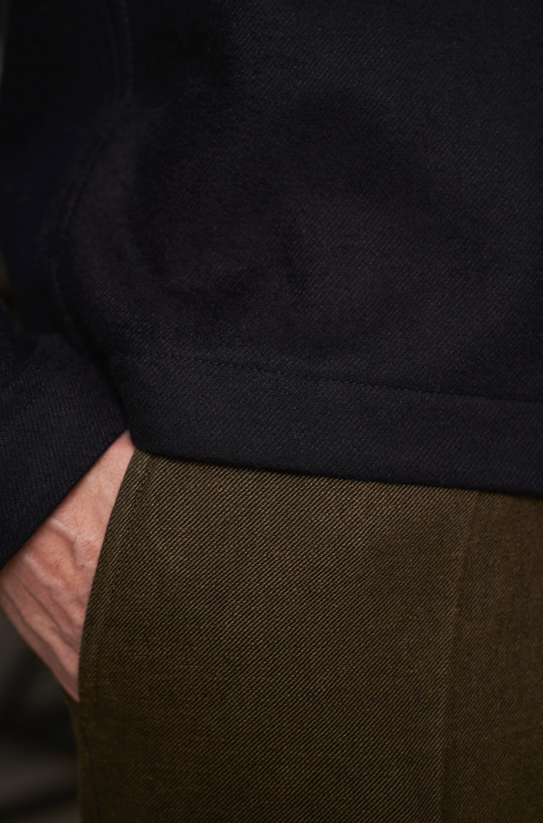 About Companions Asir Eco Moleskin Jacke Herren schwarz