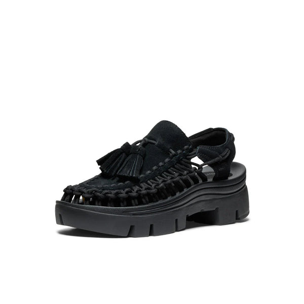 KEEN Unisex UNEEK PLT Tassel Sneaker schwarz