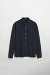 Elvine Ossian Shirt Tencel Hemd Dark Navy Herren dunkelblau