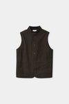 About Companions Wendel Vest Eco Flanel Mud Weste Herren braun