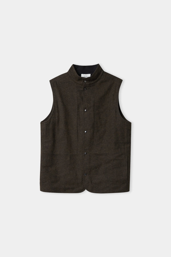 About Companions Wendel Vest Eco Flanel Mud Weste Herren braun