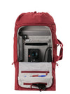 pinqponq Blok Medium Siena Red Backpack Rucksack dunkelrot