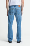 Kings of Indigo Mid Worn Stretch Iskander Jeans Herren blau
