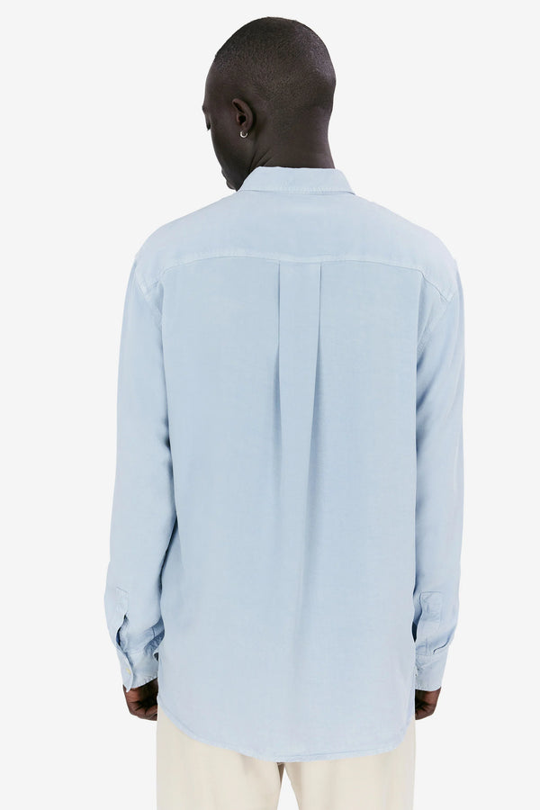 Elvine Ossian Light Blue Shirt Hemd Herren hellblau