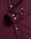 Portuguese Flannel Teca Shirt Bordeaux Herren Hemd rot