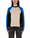 Obey Angie Crew Sweater Damen Colorblock Pullover cream multi