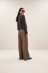 By-Bar Vasile Cardigan Moss Brown Damen Strickjacke Mohair braun