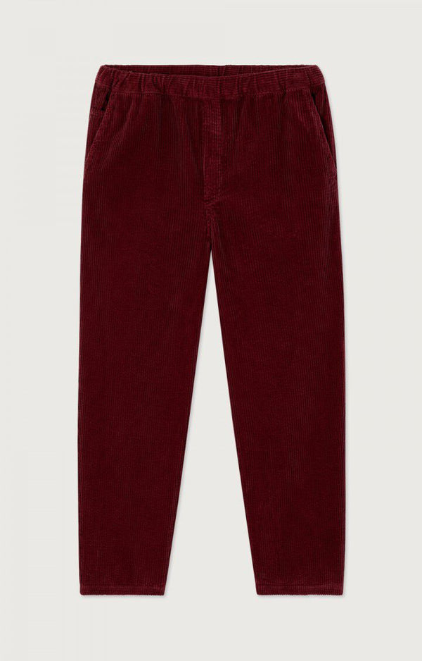 American Vintage Padow Jogginghose Vintage Acerola Herren weinrot