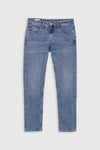 Kings Of Indigo Chales Sander Mid Used Blue Jeans Herren Five Pocket blau
