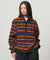Gramicci Thermal Fleece Pullover Multi Stripe Herren Quarter Zip multi