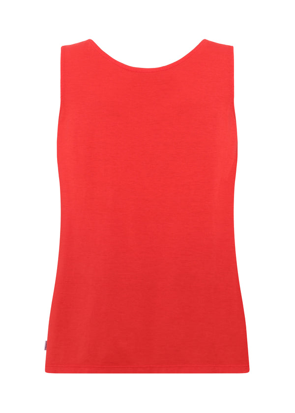 Klitmøller Aliya Top Damen Lyocell Shirt rot
