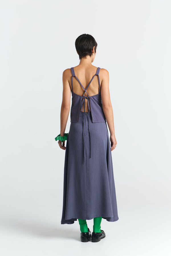 Suite 13 Toluca Midi Skirt Damen Rock grau