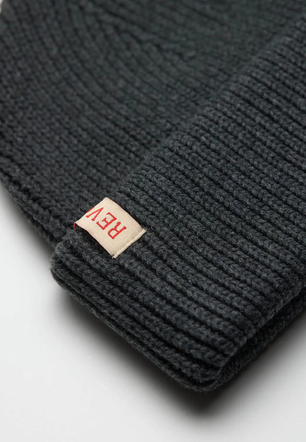Revolution Fisherman Beanie dunkelgrau meliert