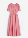 Bobo Choses V-neck Shirt Dress Damen rosa