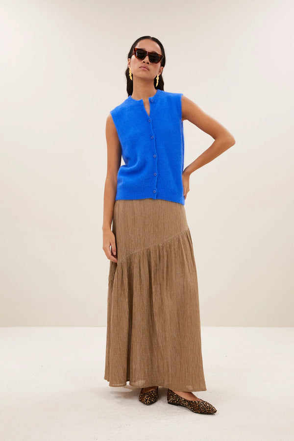 By-Bar Electric Blue Meya Spencer Pullunder Damen blau