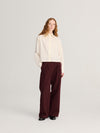 Bobo Choses Lace Ending Poplin Shirt Offwhite Damen Bluse weiß