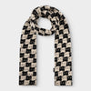 Dedicated RossbergaRossberga Pepita Cats Oat White Schal schwarz weiß